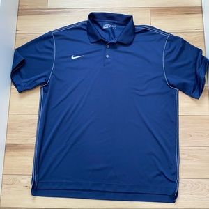 Nike Golf - Men’s Navy Blue Dri-Fit Polo Shirt - Size XL